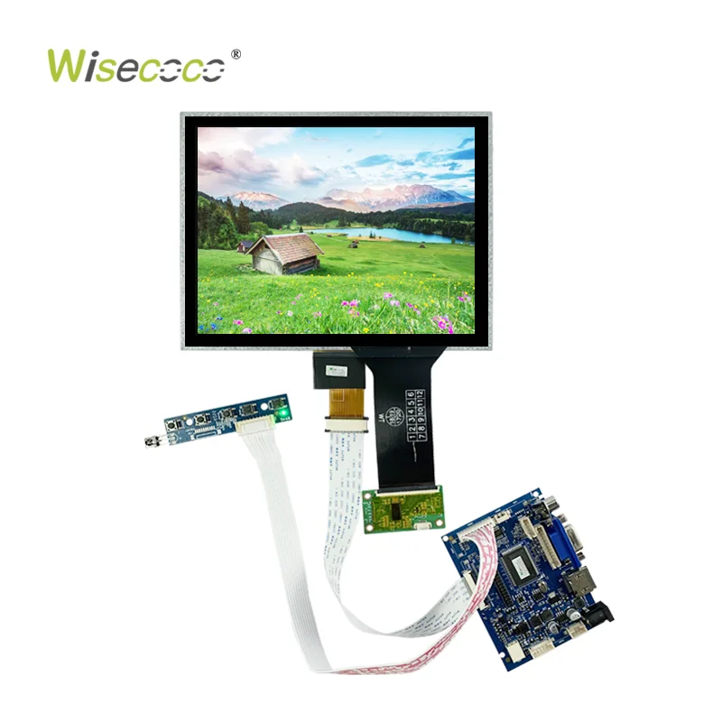 8-Inch 1024X768 High Brightness TFT LCD Panel Screen