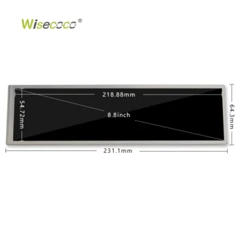 8.8 inch 1920X480 IPS stretched bar lcd display