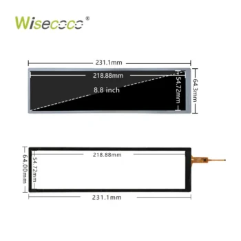 8.8 Inch 1920x480 Bar Type Lcd Module