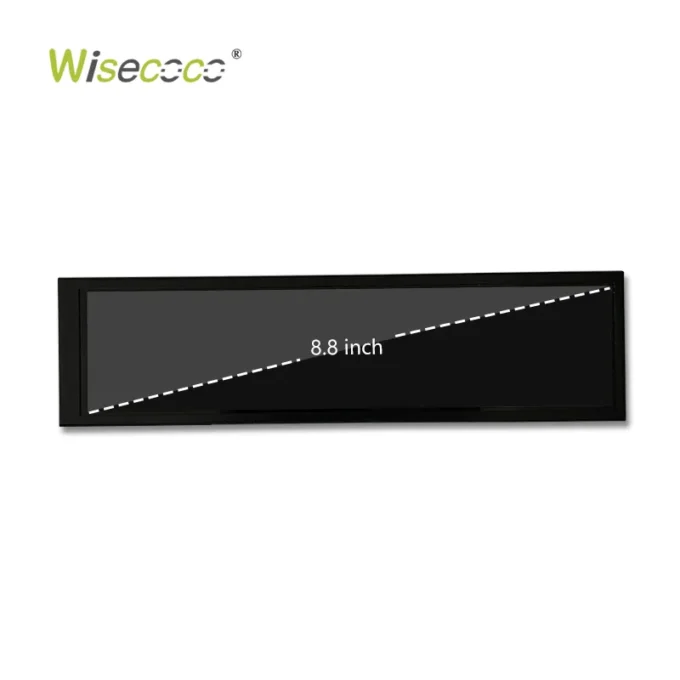 Cocos Computer Monitor 8.8 Inch Stretched Bar LCD Display Ultra Portable Touch Monitor
