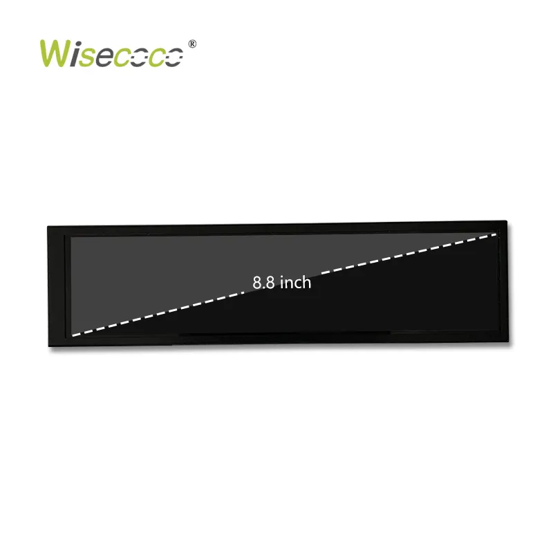 8.8 inch 1920x480 stretched touch monitor