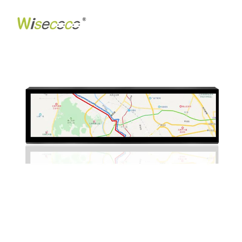 8.8 inch 1920x480 stretched touch monitor
