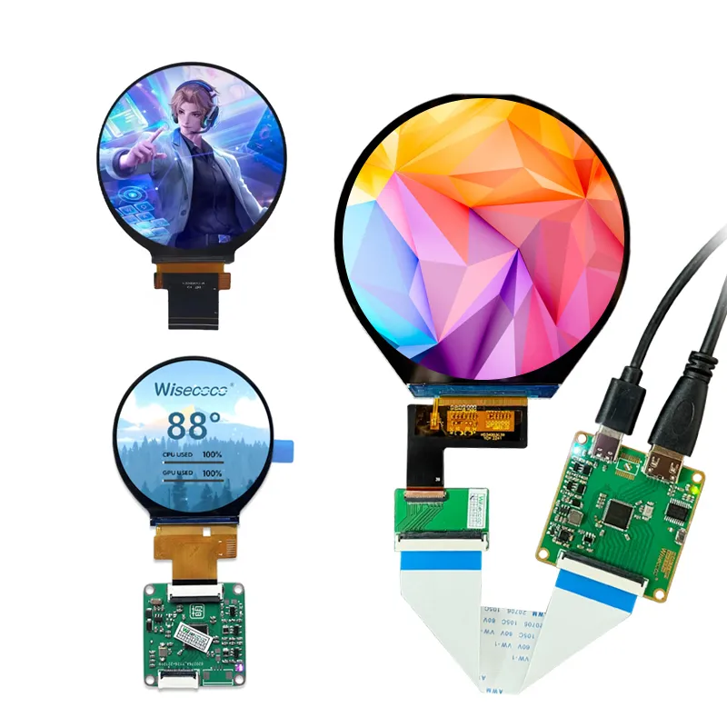 Round LCD Display