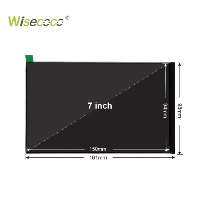 7 Inch Wide Temperature Display 1920×1200 MIPI Ips LCD Display
