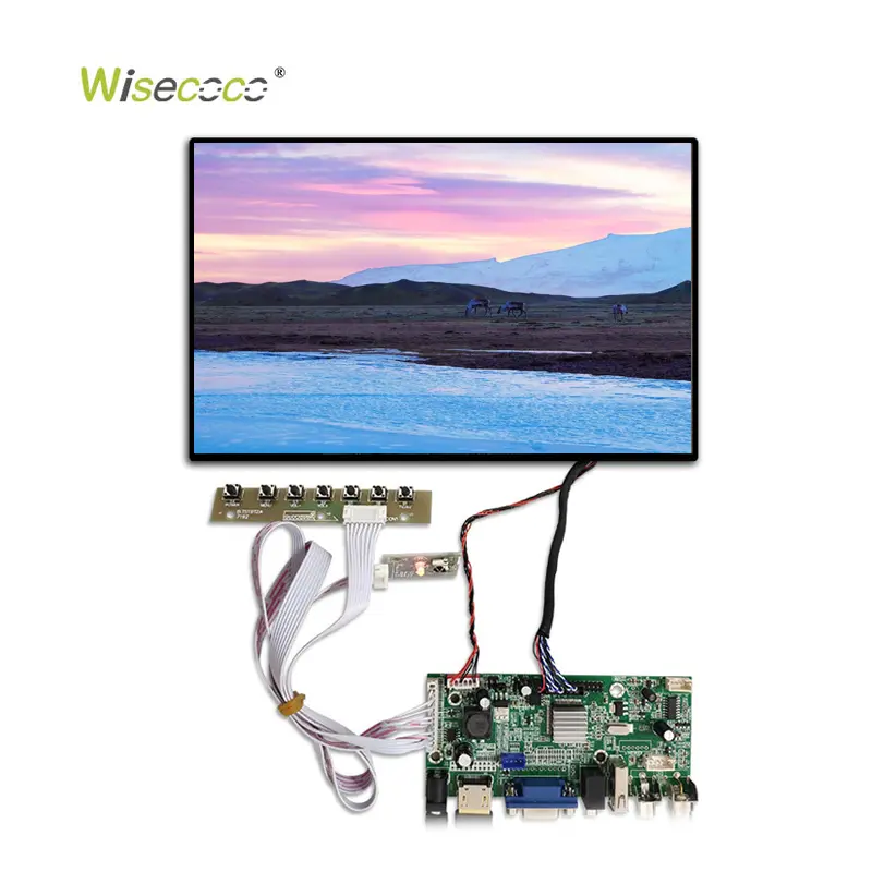 10.1 Inch IPS FHD Landscape Type LCD Display 1280x800 Resolution 45 Pins LVDS LCD Module