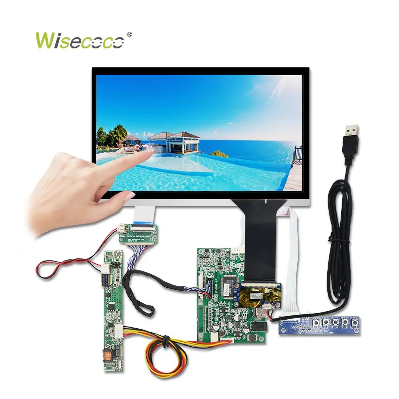 10.1 Inch 1280x720 High Brightness LCD Industrial Display