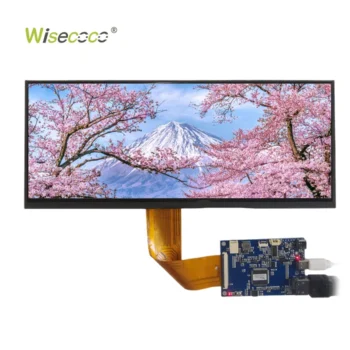 12.3 Inch 1920x720 IPS Stretched Bar Ultra Widescreen Incell Touch Display TFT LCD Module with Controller Board