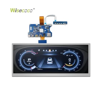 12.3 Inch Stretch LCD Display 1920*720 Car Navigation Automotive Bar Type TFT LCD Screen with Lvds Interface Usb Type-C