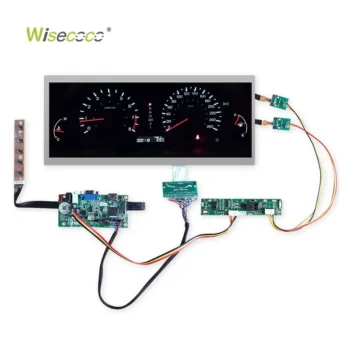 12.3 Inch TFT LCD Display 1920x720 Bar Type Display | Wisecoco