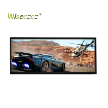 12.3 Inch 1920x720 FHD IPS Stretch Bar LCD Display 1000nits Sunlight Readable Display for Outdoor Advertising Screen