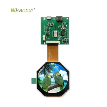 2.1 Inch 480x480 IPS Circular Lcd Display SPI+RGB 41pin Round Lcd Display Module