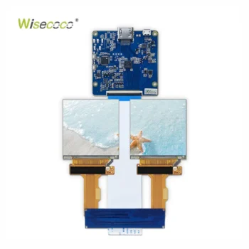 2.9 Inch 1440x1440 Dual Square LCD Screen TFT Lcd Display Module with MIPI Interface 40 Pin Controller Board