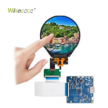 3.4 Inch 800x800 MIPI Ips Round LCD Display with PCAP Touch Screen