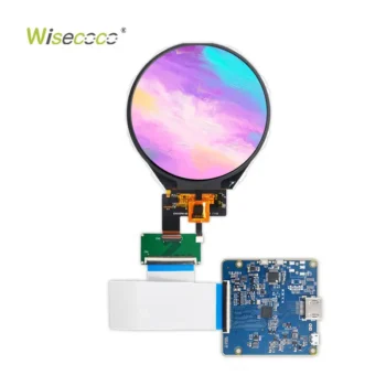 3.4 Inch 800x800 MIPI Ips Round LCD Display with PCAP Touch Screen