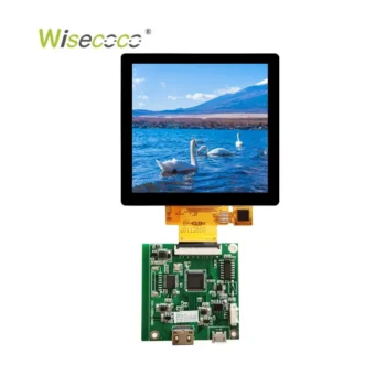 4 Inch 480x480 Square IPS TFT LCD Display SPI+RGB LCD Module with Touch Panel