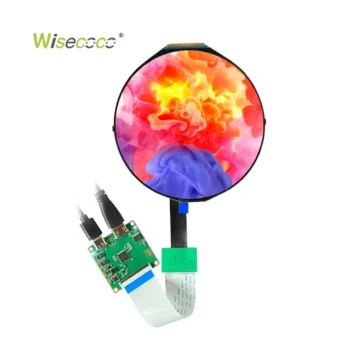 Round IPS TFT LCD Display 5-inch 1080*1080 High Brightness Adjustable LCD Display kit