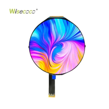 Wisecoco 5-inch round lcd display 1080*1080 High Brightness Adjustable