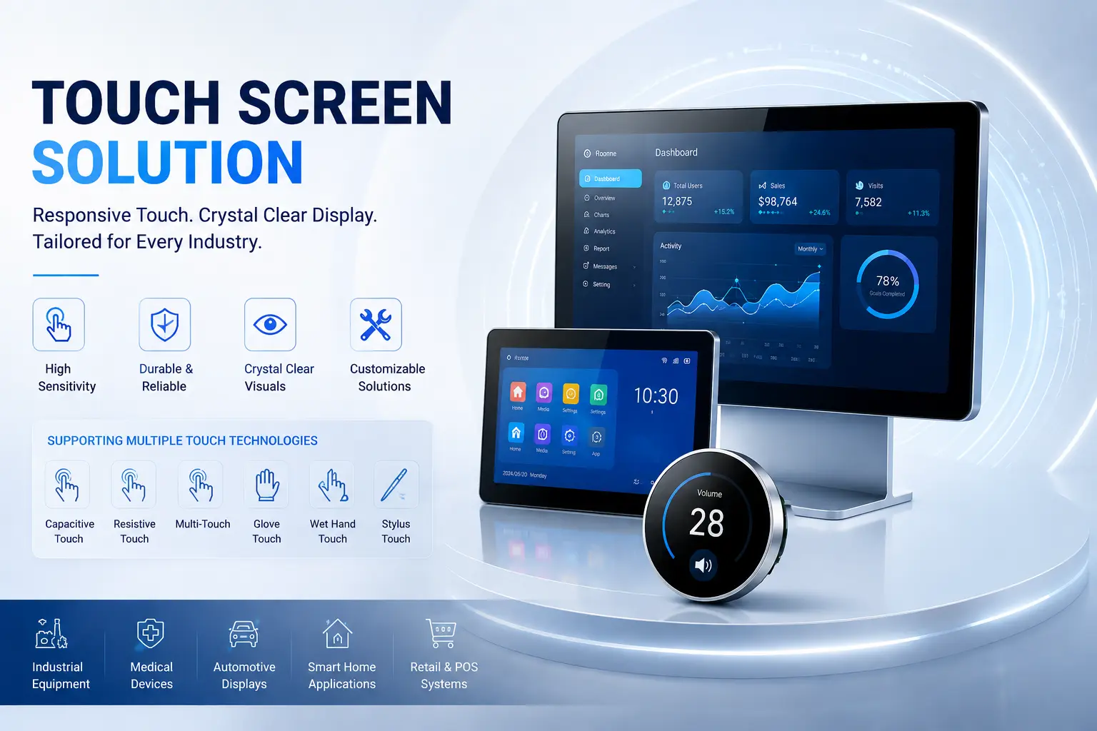 wisecoco touch screen solution