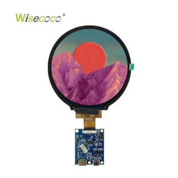 4 Inch Circular 720x720 Resolution IPS Mipi Interface 1200cd/m2 Sunlight Readable High Brightness Display Module