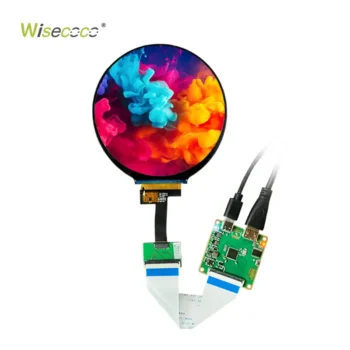 4 Inch Round LCD Display 720x720 Brightness Adjustable 16.7M Color IPS LCD Screen