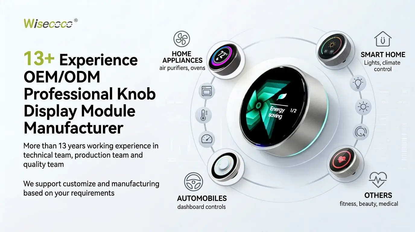 Wisecoco rotary knob display
