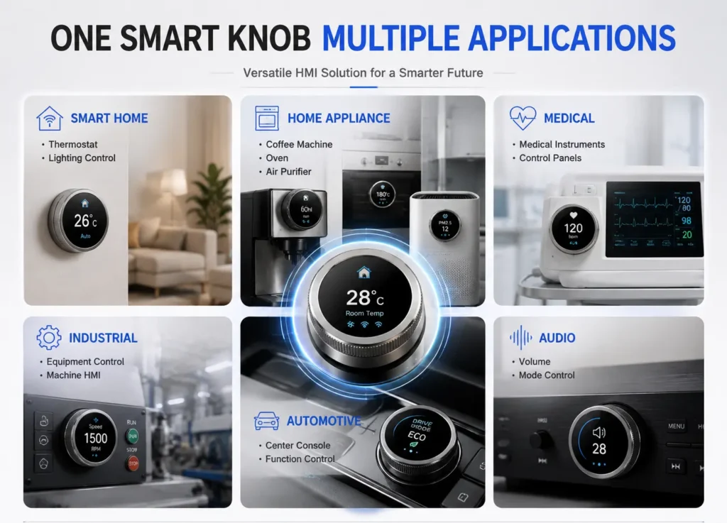 rotary knob display application